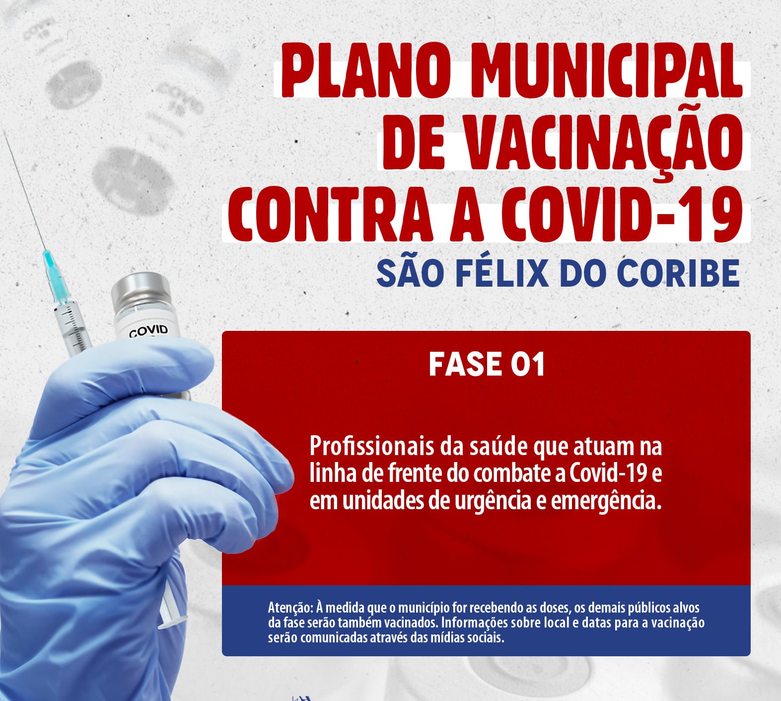 FASE 1 DA VACINAÇÃO (COVID-19)