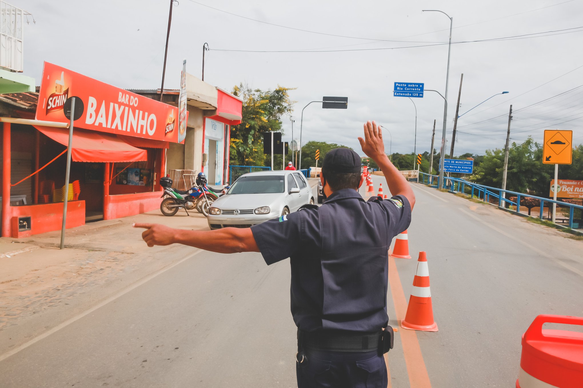 BARREIRAS SANITÁRIAS EM TODO O MUNICÍPIO