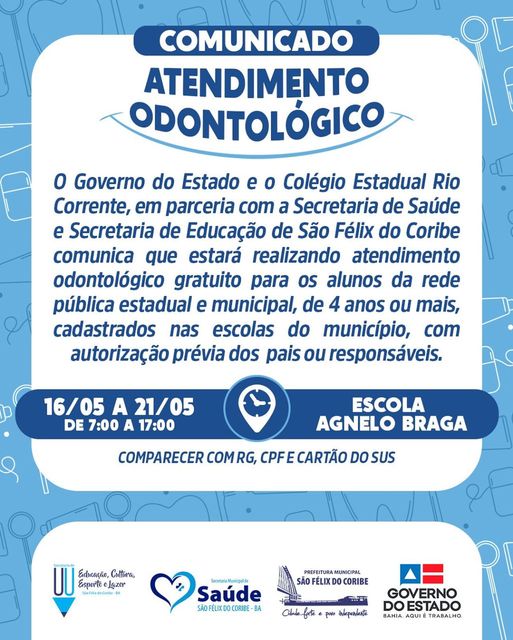 ATENDIMENTO ODONTOLÓGICO